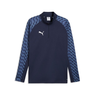 teamLIGA26 Training 1/4 Zip Top PUMA Navy-PUMA White-Blue Horizon