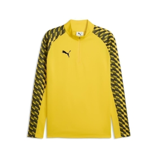 teamLIGA26 Training 1/4 Zip Top Faster Yellow-PUMA Black-PUMA Black
