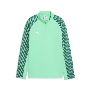 teamLIGA26 Ziptop Junior Mint Jelly-PUMA White-Emerald Ice