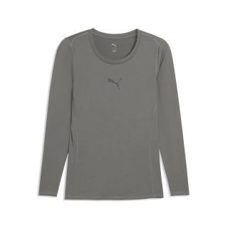 teamLIGA26 Baselayer Tee LS Flat Medium Gray