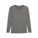 teamLIGA26 Baselayer Tee LS Flat Medium Gray