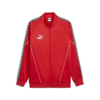 teamKING Auflaufjacke PUMA Red-PUMA White-PUMA Black