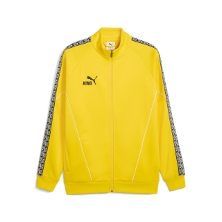teamKING Anthem Jacket Faster Yellow-PUMA Black-PUMA Black