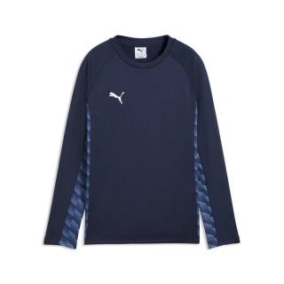 teamLIGA26 Training Sweat Junior PUMA Navy-PUMA White-Blue Horizon