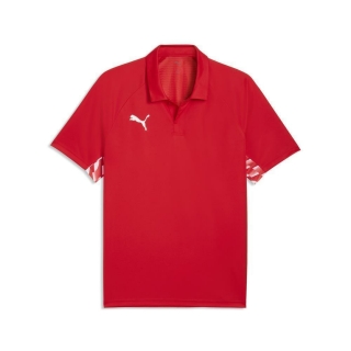 teamLIGA26 Sideline Polo PUMA Red-PUMA White-PUMA Red