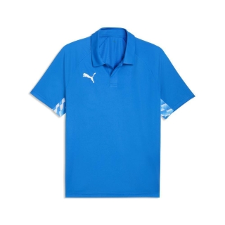 teamLIGA26 Sideline Polo Electro Royal-PUMA White-Electro Royal