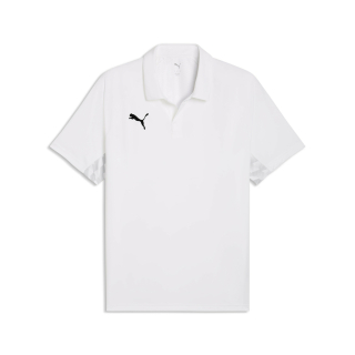 teamLIGA26 Sideline Polo PUMA White-PUMA Black-Flat Light Gray