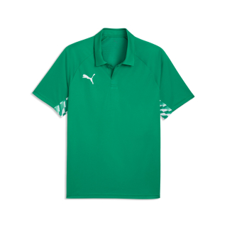 teamLIGA26 Sideline Polo Sport Green-PUMA White-Sport Green