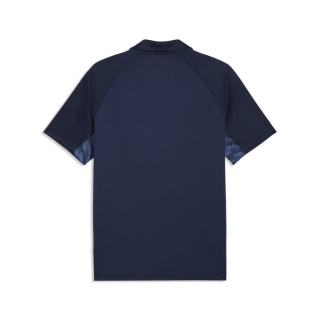 teamLIGA26 Sideline Polo PUMA Navy-PUMA White-Blue Horizon