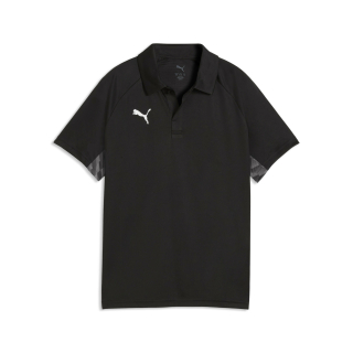 teamLIGA26 Sideline Polo Junior PUMA Black-PUMA White-Flat Dark Gray