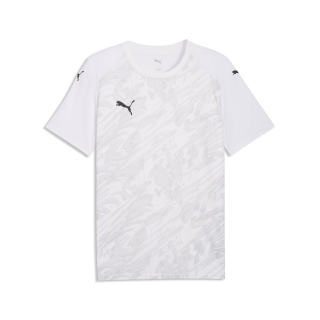 teamFINAL Graphic Jersey PUMA White-PUMA Black-Feather Gray