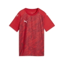 teamFINAL Graphic Jersey Jr PUMA Red-PUMA White-Dark Cherry
