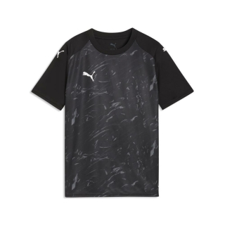 teamFINAL Graphic Jersey Jr PUMA Black-PUMA White-Flat Dark Gray