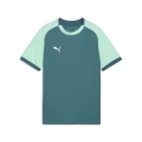 teamLIGA26 Matchday Jersey Jr Emerald Ice-PUMA White-Mint...