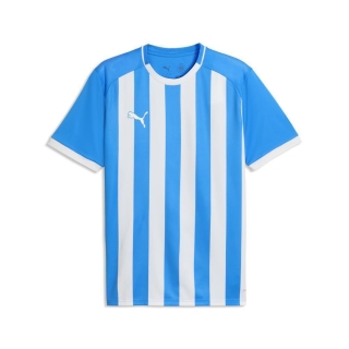 teamLIGA26 Striped Jersey Electro Royal-PUMA White-PUMA White