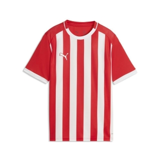 teamLIGA26 Striped Trikot Junior PUMA Red-PUMA White-PUMA White