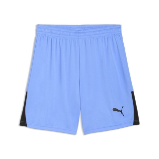 teamLIGA26 Shorts Blue Glimmer-PUMA Black-PUMA Black