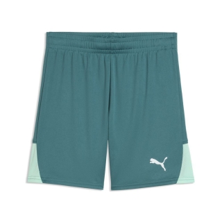 teamLIGA26 Shorts Junior Emerald Ice-PUMA White-Mint Jelly