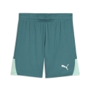 teamLIGA26 Shorts Junior Emerald Ice-PUMA White-Mint Jelly