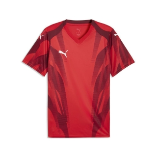teamFINAL Graphic Jersey PUMA Red-PUMA White-Team Regal Red