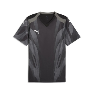 teamFINAL Graphic Jersey PUMA Black-PUMA White-Flat Medium Gray