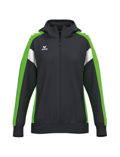 CELEBRATE 125 Trainingsjacke with hood schwarz/green gecko