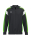 CELEBRATE 125 Trainingsjacke with hood schwarz/green gecko