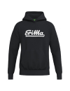 RETRO Hoody schwarz