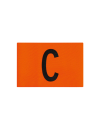 Captain Armband with velcro neon orange