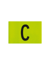 Captain Armband with velcro gelb