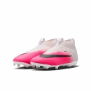 Junior Zoom Mercurial Superfly 11 Academy FG/MG white/pink