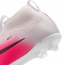 Junior Zoom Mercurial Superfly 11 Academy FG/MG white/pink