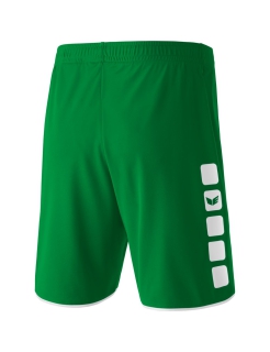 CLASSIC 5-C Shorts smaragd/weiß L