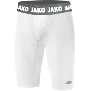 Short tight Compression 2.0 white XXL