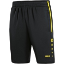 Trainingsshort Active schwarz/neongelb 128