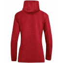 Kapuzenjacke Premium Basics rot meliert