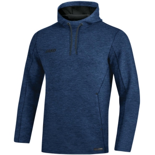 Hooded sweater Premium Basics seablue melange L