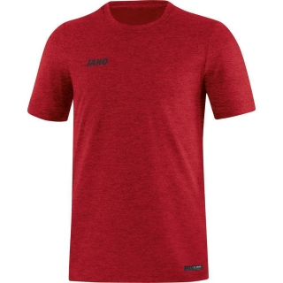 T-Shirt Premium Basics rot meliert M