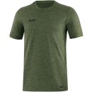 T-Shirt Premium Basics khaki meliert