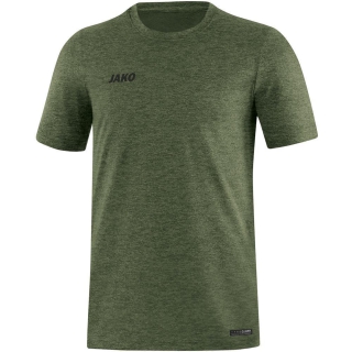 T-Shirt Premium Basics khaki meliert 40