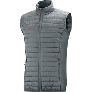 Quilted vest Premium stone grey M
