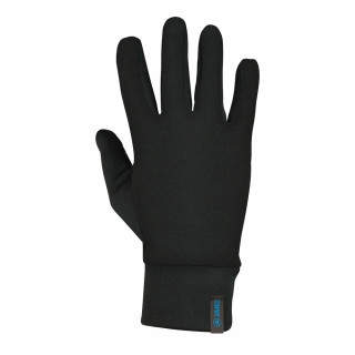 Player glove functional warm black