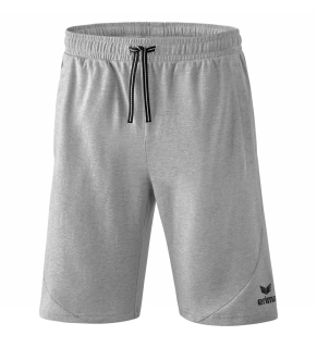 Essential Sweatshorts hellgrau melange/schwarz