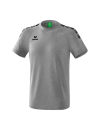 Essential 5-C T-Shirt grau melange/schwarz L