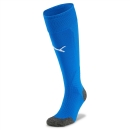 Team LIGA Socks Electric Blue Lemonade-Puma White