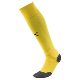 teamLIGA Stutzenstrumpf Cyber Yellow-Puma Black